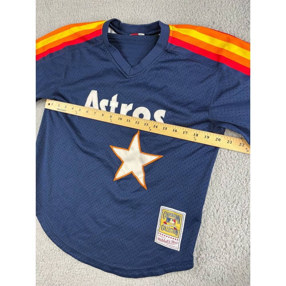 Mitchell & Ness Houston Astros Baseball Team Throwback Jersey Nolan Ryan #34 - Picture 5 of 9